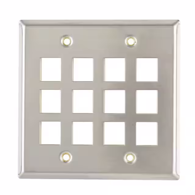 FPDG12-SS HellermannTyton  Marcos de placas frontales Keystone